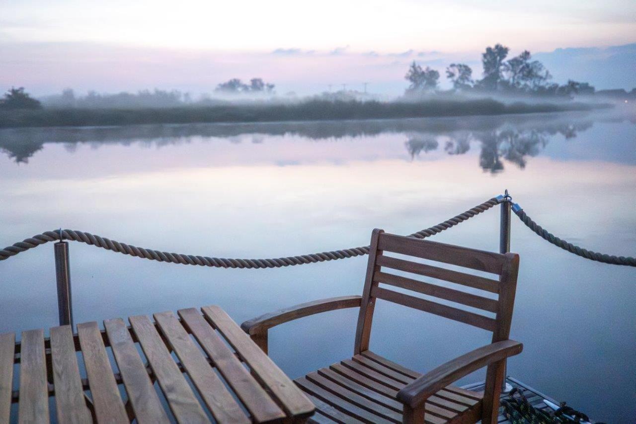Schwimmpod An Der Peene Anklam Esterno foto